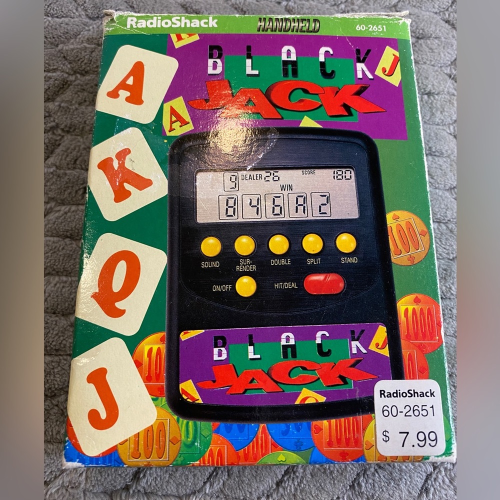 Vintage Radio Shack | Blackjack Electronic Handheld Game